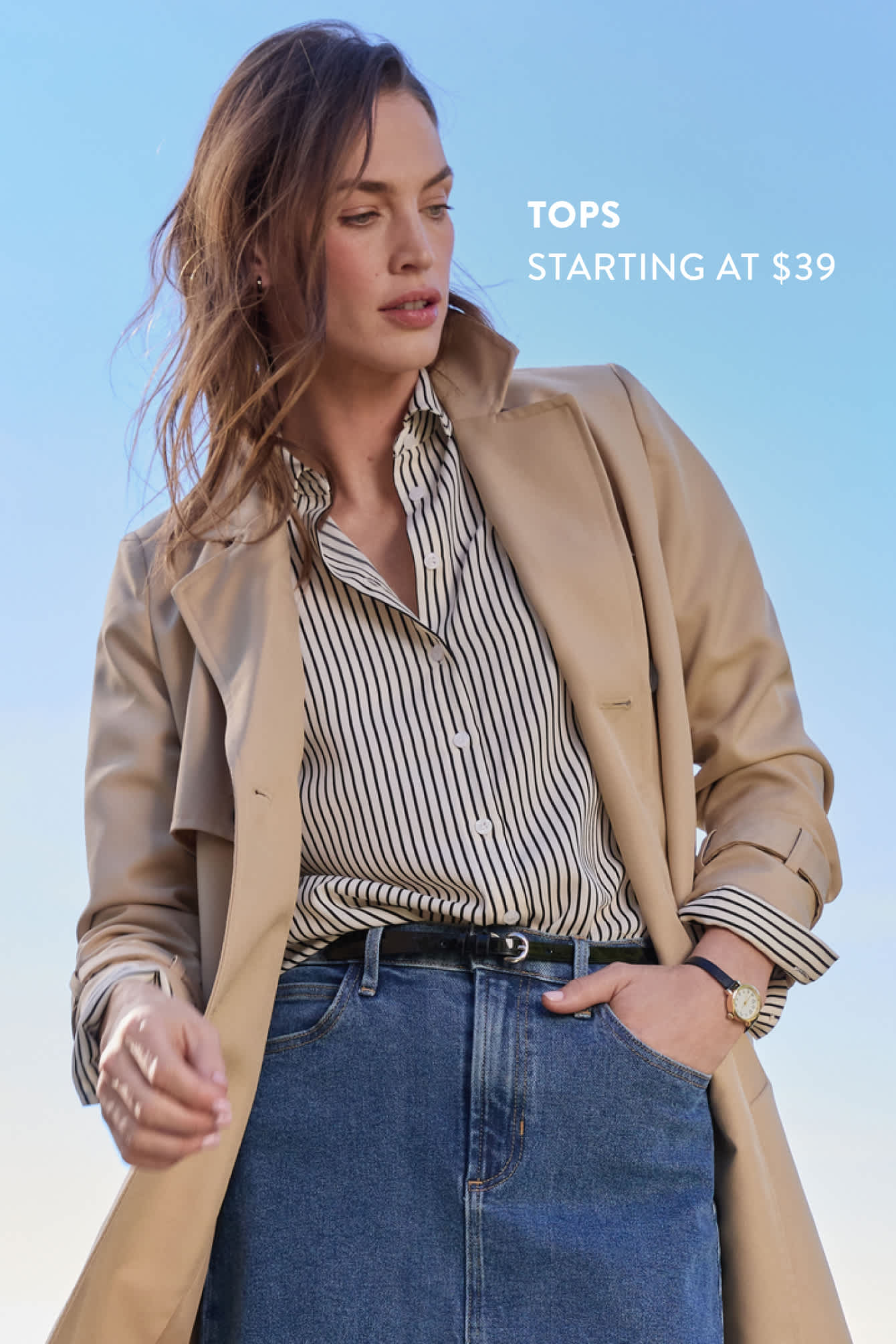Tops starting at $39