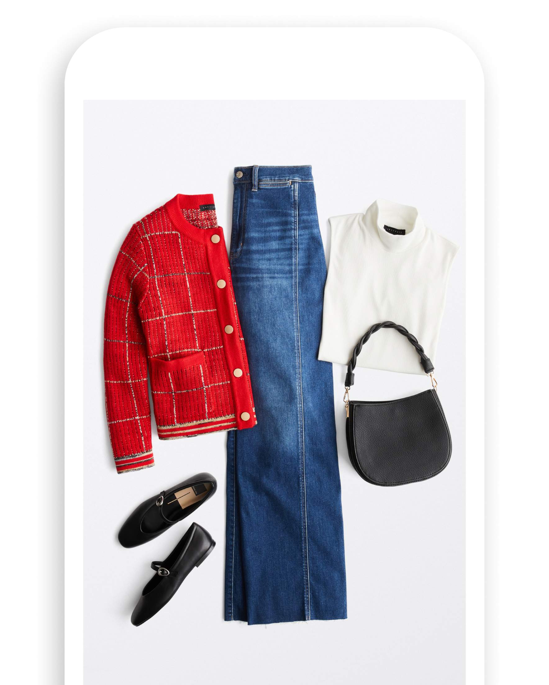 Stitch Fix app screenshot of Style Quiz with colors like beige, black, blue, browth and more for the user to select. “Are there any colors you would never wear?”